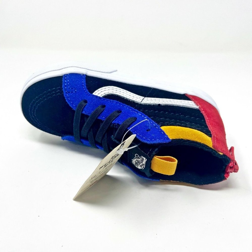 Vans Sk8 Hi Zip MTE Black Surf The Web Baby Toddler Sneakers - Picture 4 of 5